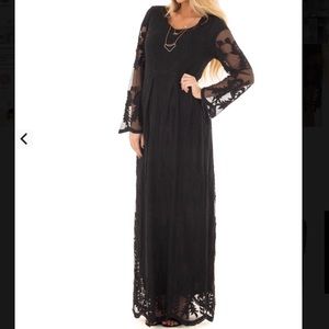 Limelush Black Lace Dress